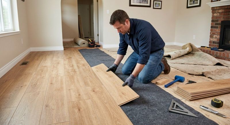 Laminate Floor Remodeling in Spotsylvania, VA