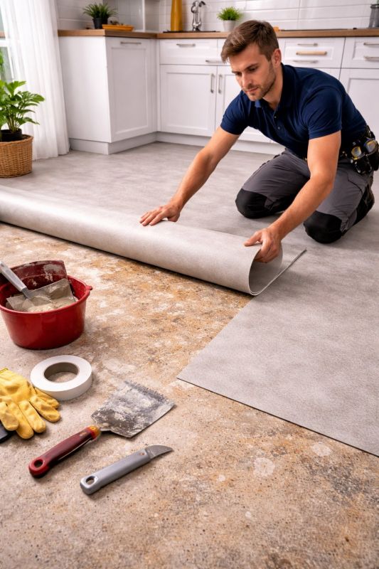 Linoleum Floor Installation in Bumpass, VA