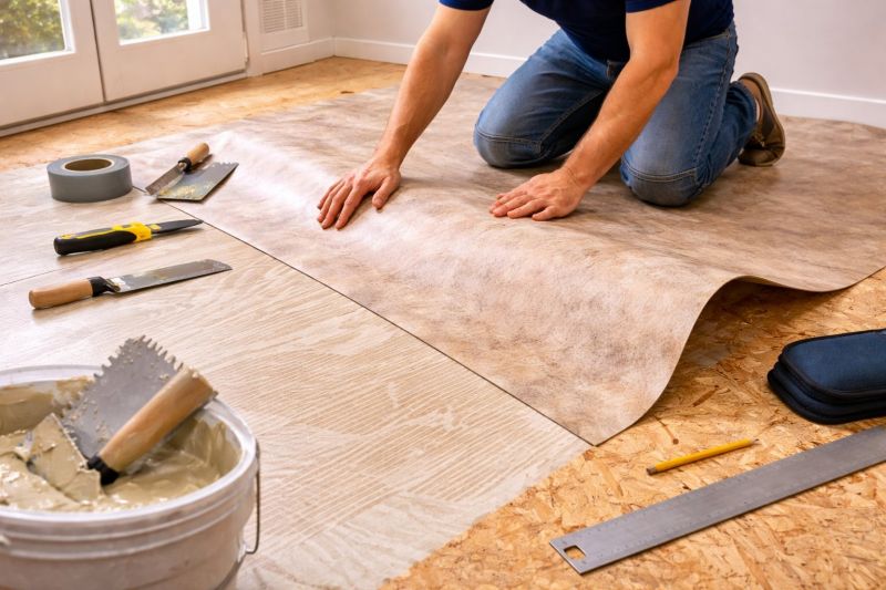 Sheet Vinyl Installation in Spotsylvania County, VA
