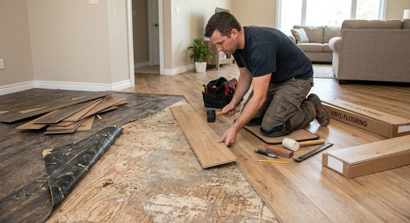 Vinyl Floor Replacement in Spotsylvania, VA