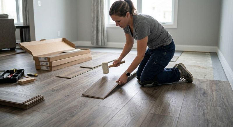 Vinyl Plank Floor Installation in Spotsylvania, VA