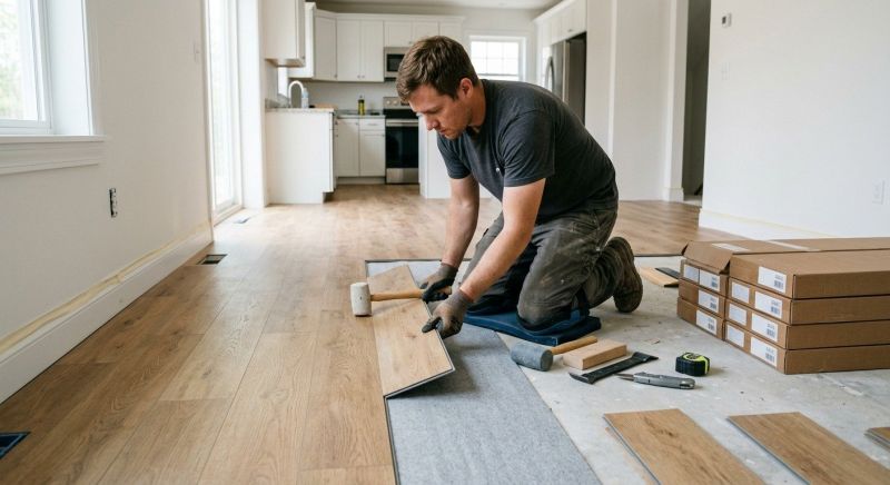 Vinyl Plank Floor Installation in Spotsylvania, VA